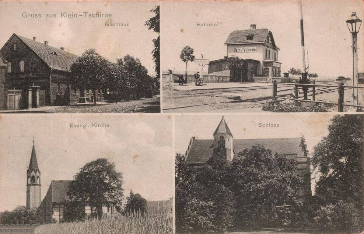 Wieś na przedwojennej pocztówce